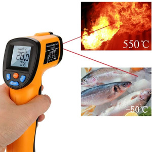Инфрачервен лазерен термометър -50 до +550°C