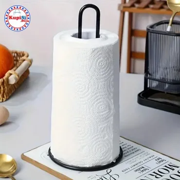 Метална стойка за кухненска ролка - Черна | jumbo-catalog.bg