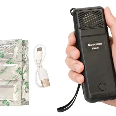 USB уред против комари с батерия + 6 пълнителя | jumbo-catalog.bg