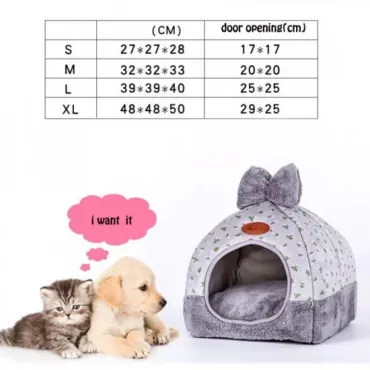 ПУХКАВА СГЪВАЕМА КЪЩА ЗА ДОМАШНИ ЛЮБИМЦИ
