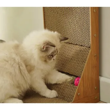 Чесалка за котки с топка за игра | jumbo-catalog.bg