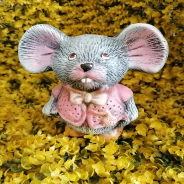 Керамична фигура мишка