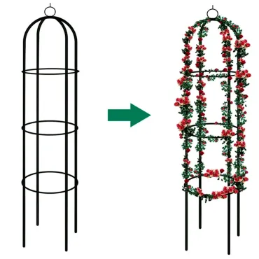 Метална стойка за цветя 190 см | Поставка за рози | jumbo-catalog.bg