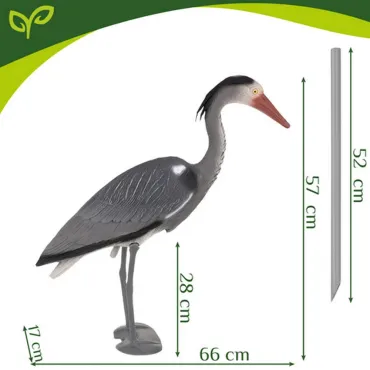 Декоративна фигура за градина - чапла | jumbo-catalog.bg