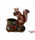 Декоративна керамична саксия с катеричка 20х20х10 см | jumbo-catalog.bg