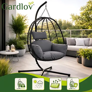 Градински висящ стол тип гнездо - GARDLOV | jumbo-catalog.bg