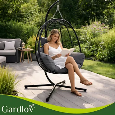 Градински висящ стол тип гнездо - GARDLOV | jumbo-catalog.bg