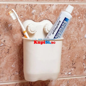 Поставка за четки за зъби за стена - Купи онлайн | jumbo-catalog.bg
