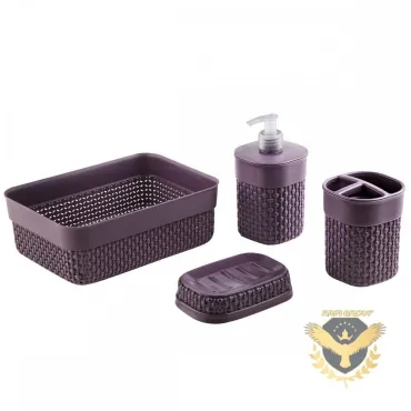Комплект аксесоари за баня - 4 чассти | jumbo-catalog.bg