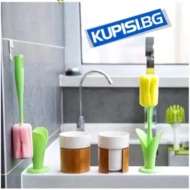 Четка за миене на чаши - Цвете | jumbo-catalog.bg
