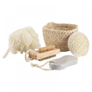 Комплект за тяло, Панер, Гъба за тяло, Малка гъба, Пемза, Четка