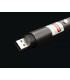 Зелен мощен лазер-показалка с USB зареждане