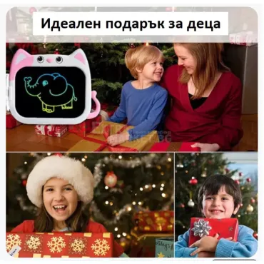 Забавен детски таблет за рисуване коте
