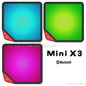 Wireless/Bluetooth МP3 безжична LED светеща колонка