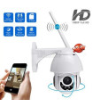 WI-FI-Full HD Безжична куполна въртяща се камера за видео наблюдение