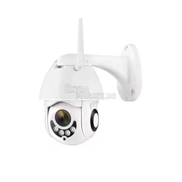 WI-FI-Full HD Безжична куполна въртяща се камера за видео наблюдение