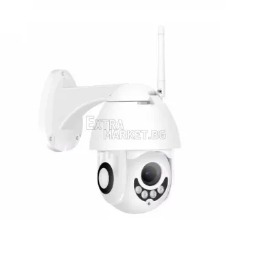 WI-FI-Full HD Безжична куполна въртяща се камера за видео наблюдение