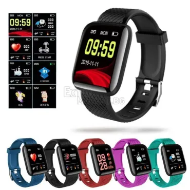 Влагоустойчива смарт гривна Smart Bracelet 116 plus с много функции
