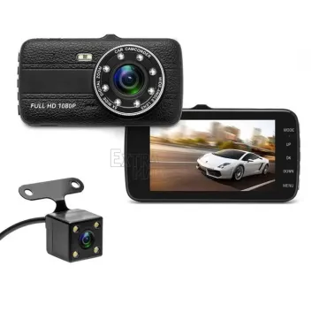 Видеорегистратор 8 LED диода Dual Lens FULL HD 1080P