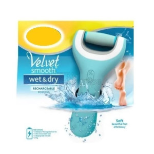 Velvet Smooth Wet & Dry Електрическа акумулаторна водоустойчива пила за пети