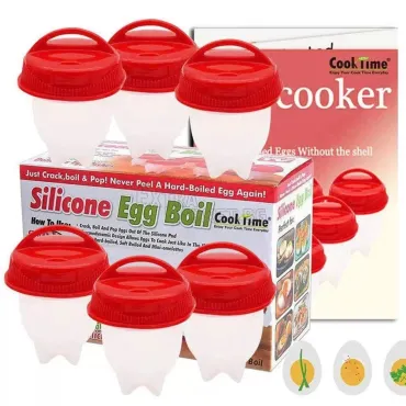 Варене на яйца без черупка – Silicone Egg Boil - 6 броя