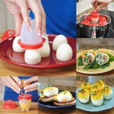 Варене на яйца без черупка – Silicone Egg Boil - 6 броя