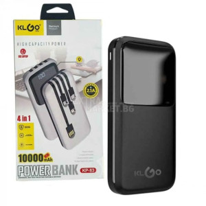 Външна батерия power bank KLGO KP-37 - 10000 mAh