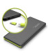 Външна батерия KLGO Power Bank 6000 mah супер тънка за Android/iOS