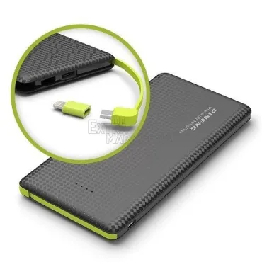 Външна батерия KLGO Power Bank 6000 mah супер тънка за Android/iOS