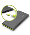 Външна батерия KLGO Power Bank 6000 mah супер тънка за Android/iOS