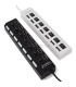 USB разклонител (Хъб) за лаптоп или компютър 1 към 7