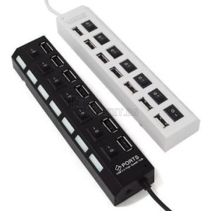 USB разклонител (Хъб) за лаптоп или компютър 1 към 7