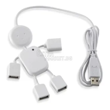 USB разклонител (Хъб) за лаптоп или компютър 1 към 4