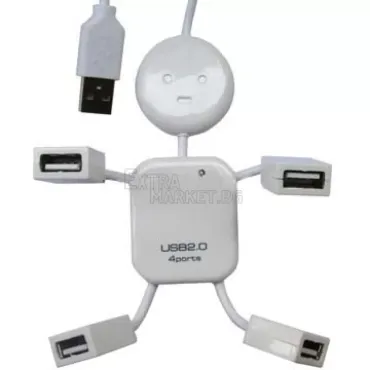 USB разклонител (Хъб) за лаптоп или компютър 1 към 4