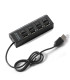USB Хъб с прекъсвачи за лаптоп или компютър 1 към 4