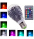 Цветна RGB LED Крушка/Дистанционно управление