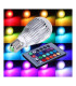 Цветна RGB LED Крушка/Дистанционно управление