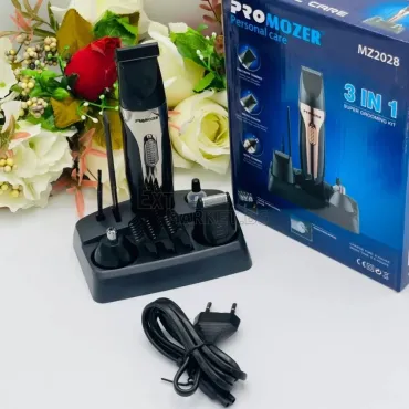 Тример Promozer MZ2028 за коса, брада и грижа за уши и нос 3 в 1