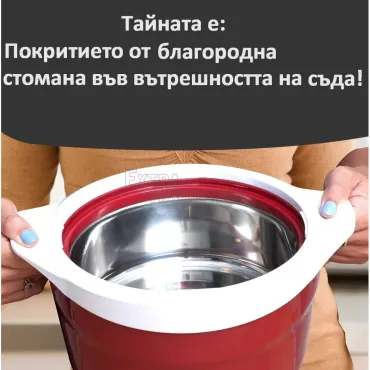 Термо съд/тенджера 2.4 литра за съхранение на топла и студена храна за до 6 часа