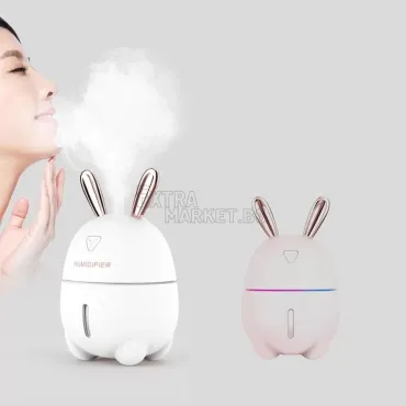 Терапия с арома USB овлажнител-дифузер за въздух-200 ml форма на заек