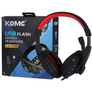 Светещи геймърски компютърни USB слушалки km-9700