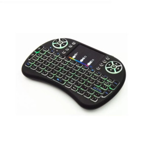 Светеща мини (2.4GHz Wireless) безжична клавиатура с тъч пад