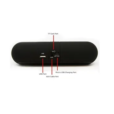 Светеща beats pills музикална Bluetooth колонка