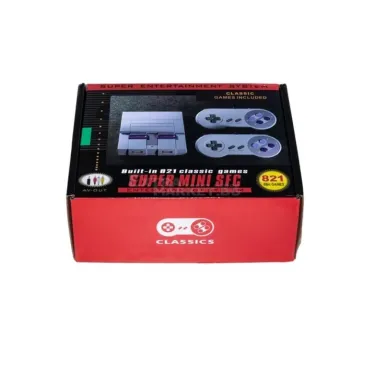 Super Mini SFC ретро конзола игра с 821 вградени игри