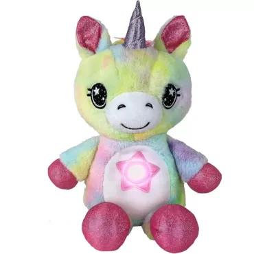 Star Belly Еднорог плюшена играчка и проектор на звездно небе - 2 в 1