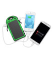 Соларна влаго-удароустойчива мобилна батерия 5000 mAh.