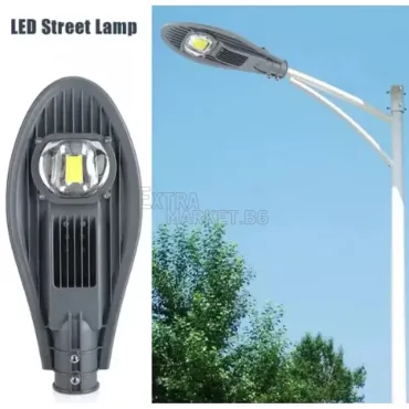 Соларна улична COB LED лампа (90 W) с датчик за движение и дистанционно 735B