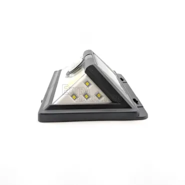 Соларна лампа за външен монтаж 1828B с COB/LED диоди и сензор за движение
