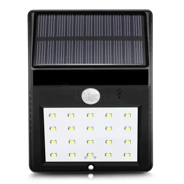 Соларна лампа 20 LED диода-със сензор за движение