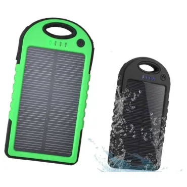 Соларна 20000 mAh мобилна батерия с LED осветителен панел 20 диода